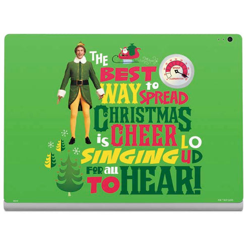 Elf Spread Christmas Cheer Surface Book 2 13.5in Skin